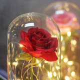 Beauty and the Beast Lamp - Enchanted Rose