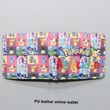 Japan Cute Cartoon Pokemon and Pokemon Sun Moon Comic Wallet Mens Womens Purse Zipper Short Slim Leather Coin Balso Money Pocket