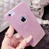 JAMULAR Ultra Thin Glitter Bling Cover Case For iPhone 6 6S 7 Plus 5s SE Soft Silicone Phone Cases for iPhone 7 8 Plus X Covers