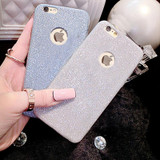 JAMULAR Ultra Thin Glitter Bling Cover Case For iPhone 6 6S 7 Plus 5s SE Soft Silicone Phone Cases for iPhone 7 8 Plus X Covers
