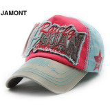 JAMONT Summer Fashion Embroidered Baseball Caps Cotton Adjustable Casual Unisex Baseball Cap Hats 2017 Women Men Leisure Caps