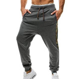 Jamickiki Brand Pantalon Homme 2016 Fashion Harem Pants Men Camo Patchwork Fitness Cotton Sweatpants  Bodybuilding Trousers