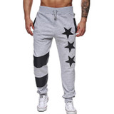 Jamickiki Brand Harem Pants Men 2016 New Fashion Mens Bodybuilding Star Printing Long Length Sportswear Sweatpants High Quality