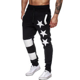 Jamickiki Brand Harem Pants Men 2016 New Fashion Mens Bodybuilding Star Printing Long Length Sportswear Sweatpants High Quality