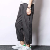 Jamickiki Brand Clothing 2016 Fashion Pantalon Homme Baggy Cotton and Linen Low-Crotch Trousers Men  Sportswear Harem Pants