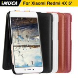 IMUCA For xiaomi redmi 4x Cases Cover PU Leather Flip for xiaome redmi 4x Samartcase Capa Coque Fundas Carcasa waterproof cases