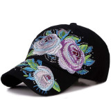Fashion Floral Embroidery Baseball Caps Women Snapback Hat Summer Hats For Women Casual Bone Sun Visor Hats Ajustable Casquette