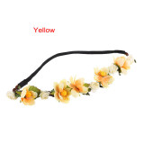 Fashion Female Bohemia Wreath Hairband Handmade Flower Crown Headband Women Wedding Bridal Headdress Hair Accessories