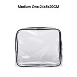Fashion Environmental Protection PVC Transparent Cosmetic Bag Women Travel Make up Toiletry Bags Makeup Handbag Organizer Case