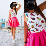 Fashion Dress Women 2017 Summer Beach Sleeveless Casual Dresses Party Short Mini Dress Two Piece Women Clothes