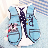 Fashion Dog Clothes for Dogs Summer Cotton Soft Puppy Chihuahua Vest Clothing for Small Dogs Cats Pet T-shirt XS-XXL