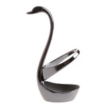 Fashion Design Swan Holder Table Tableware for Coffee Fruit Forks Cutlery Decor jun22