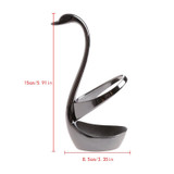 Fashion Design Swan Holder Table Tableware for Coffee Fruit Forks Cutlery Decor jun22