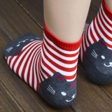Fashion Design Cute Cartoon Cat Socks Striped Pattern Women Cotton Socks Women Animal cartoon lovely Soft Socks for women Ja112