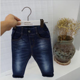Fashion Denim Pants Jeans Girls Boys Jeans Kids Clothes Cotton Casual Children's Jeans Kids Trousers Casual Denim Pants 2-7T
