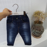 Fashion Denim Pants Jeans Girls Boys Jeans Kids Clothes Cotton Casual Children's Jeans Kids Trousers Casual Denim Pants 2-7T