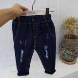 Fashion Denim Pants Jeans Girls Boys Jeans Kids Clothes Cotton Casual Children's Jeans Kids Trousers Casual Denim Pants 2-7T