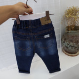 Fashion Denim Pants Jeans Girls Boys Jeans Kids Clothes Cotton Casual Children's Jeans Kids Trousers Casual Denim Pants 2-7T