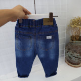 Fashion Denim Pants Jeans Girls Boys Jeans Kids Clothes Cotton Casual Children's Jeans Kids Trousers Casual Denim Pants 2-7T