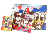 Fashion Dale and Chip Tsum Tsum Mickey Minnie Donald Duck Daisy Girls Woman Portable 3-Pack Cosmetic Bags Cases Children Gifts