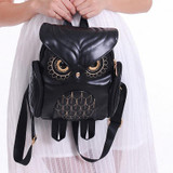 Fashion Cute Owl Backpack Women Cartoon School Bags For Teenagers Girls PU Leather Women Backpack 2016 Brands Mochila Sac A Dos
