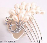 Fashion Crystal Hair Jewelry Insert Comb Hair Hairpins Women Hair Accessories