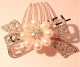 Fashion Crystal Hair Jewelry Insert Comb Hair Hairpins Women Hair Accessories