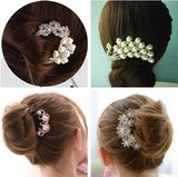 Fashion Crystal Hair Jewelry Insert Comb Hair Hairpins Women Hair Accessories