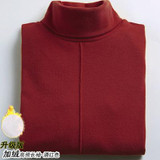 Fashion cotton blouses women 2017 winter Turtleneck long sleeve thick warm velvet blouse shirts women plus size blusas mujer