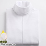 Fashion cotton blouses women 2017 winter Turtleneck long sleeve thick warm velvet blouse shirts women plus size blusas mujer