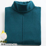 Fashion cotton blouses women 2017 winter Turtleneck long sleeve thick warm velvet blouse shirts women plus size blusas mujer