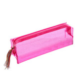 Fashion cosmetic bags Women Colorful Transparent Pencil Case Cosmetic Bag Makeup bag super quality sac maquillage