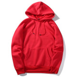 Fashion Color Hooides Men's Thick Clothes Winter Sweatshirts Men Hip Hop Streetwear Solid Fleece Hoody Man Clothing