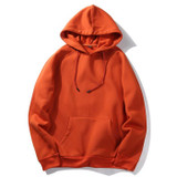 Fashion Color Hooides Men's Thick Clothes Winter Sweatshirts Men Hip Hop Streetwear Solid Fleece Hoody Man Clothing