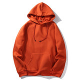 Fashion Color Hooides Men's Thick Clothes Winter Sweatshirts Men Hip Hop Streetwear Solid Fleece Hoody Man Clothing