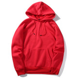 Fashion Color Hooides Men's Thick Clothes Winter Sweatshirts Men Hip Hop Streetwear Solid Fleece Hoody Man Clothing
