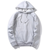 Fashion Color Hooides Men's Thick Clothes Winter Sweatshirts Men Hip Hop Streetwear Solid Fleece Hoody Man Clothing
