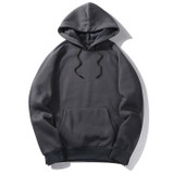 Fashion Color Hooides Men's Thick Clothes Winter Sweatshirts Men Hip Hop Streetwear Solid Fleece Hoody Man Clothing