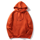 Fashion Color Hooides Men's Thick Clothes Winter Sweatshirts Men Hip Hop Streetwear Solid Fleece Hoody Man Clothing