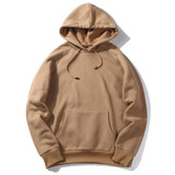 Fashion Color Hooides Men's Thick Clothes Winter Sweatshirts Men Hip Hop Streetwear Solid Fleece Hoody Man Clothing