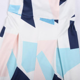 Fashion Color-Block Off-the-shoulder Backless Long Jumpsuits