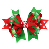 Fashion Christmas Gift Ribbon Bows Clip Snow Hair Clips Hair Pin Accessories Swallowtail Bowknot Christmas Hairpin Fashion Christmas Gift Ribbon Bows Clip Snow Hair Clips Hair Pin Accessories Swallowtail Bowknot Christmas Hairpin