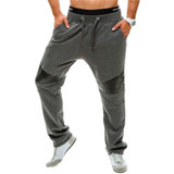 2017 New Casual Men's Jumpsuits Leisure Suspender Trousers Fashion Pants Male Cotton Spliced Fashion Pants