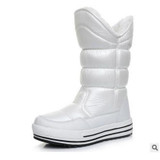 2017 new casual comfortable flat shoes fashion ladies snow boots thick plush warm towel snow boots winter cotton boots