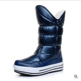 2017 new casual comfortable flat shoes fashion ladies snow boots thick plush warm towel snow boots winter cotton boots