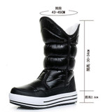 2017 new casual comfortable flat shoes fashion ladies snow boots thick plush warm towel snow boots winter cotton boots