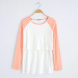 2017 new Breast Feeding Tops Tees Maternity Nursing Clothes Pregnant Women Breastfeeding T-shirt Maxi Premama Wear Clothing