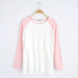 2017 new Breast Feeding Tops Tees Maternity Nursing Clothes Pregnant Women Breastfeeding T-shirt Maxi Premama Wear Clothing