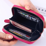 2017 New Brand Women Wallet Genuine Leather Snake Pattern Short Wallet Leather Women Coin Purse Zipper Women Card Holder Bag