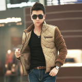 2017 new Brand winter warm Jacket for men Stitching coats casual mens thick coat male slim casual cotton padded down outerwear